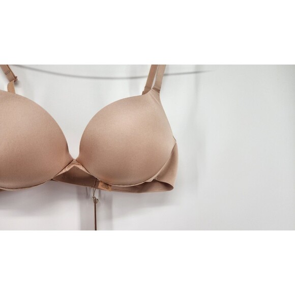 NWT Skims 32B Mica Beige Ultimate Push Up Plunge Bra BA-PLG-9214 - Picture 3 of 6